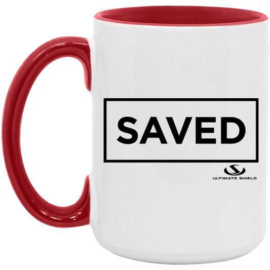 SAVED 15oz. Accent Mug - The Shield of Light