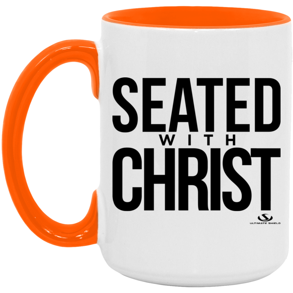 SEATED WITH CHRIST 15oz. Accent Mug - The Shield of Light