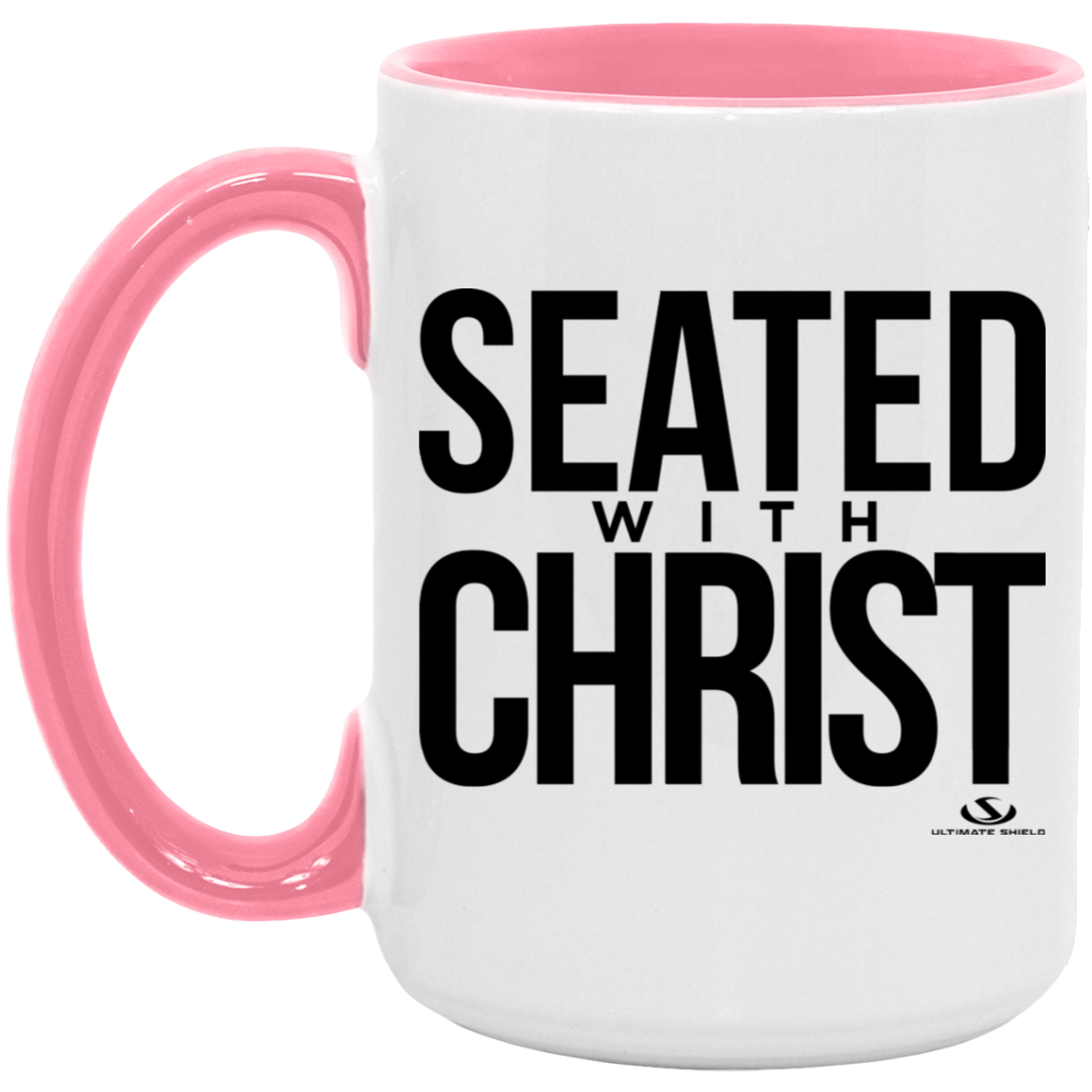 SEATED WITH CHRIST 15oz. Accent Mug - The Shield of Light