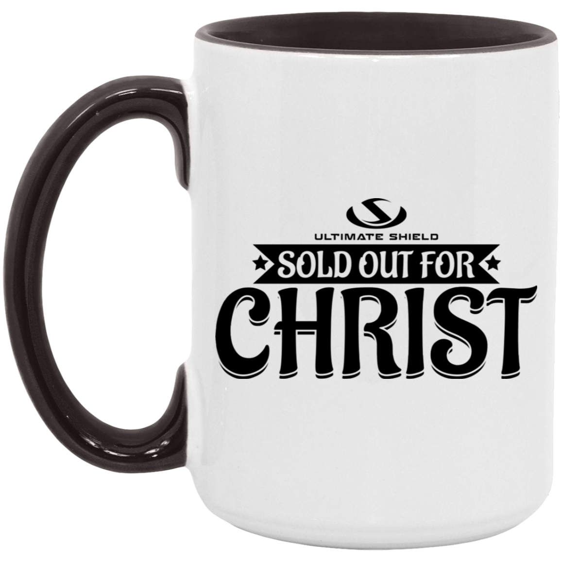 SOLD OUT FOR CHRIST 15oz. Accent Mug - The Shield of Light