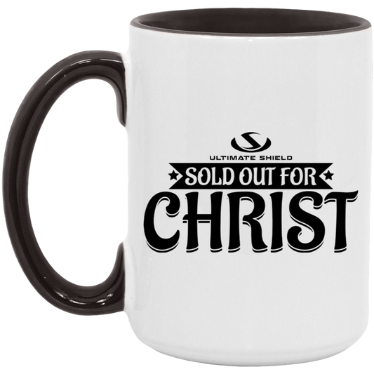 SOLD OUT FOR CHRIST 15oz. Accent Mug - The Shield of Light