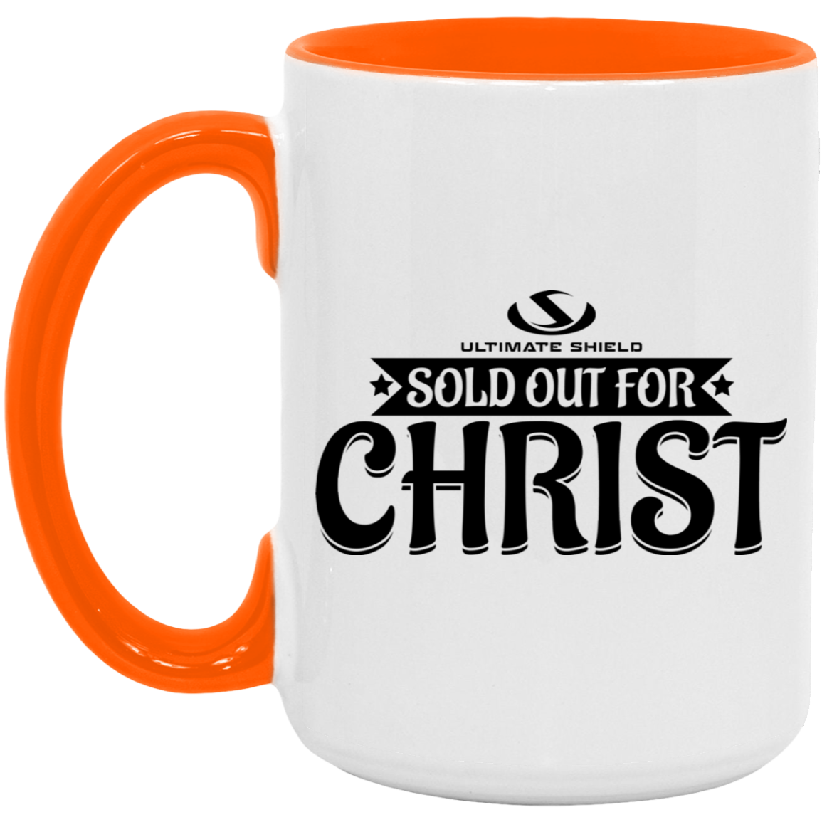 SOLD OUT FOR CHRIST 15oz. Accent Mug - The Shield of Light