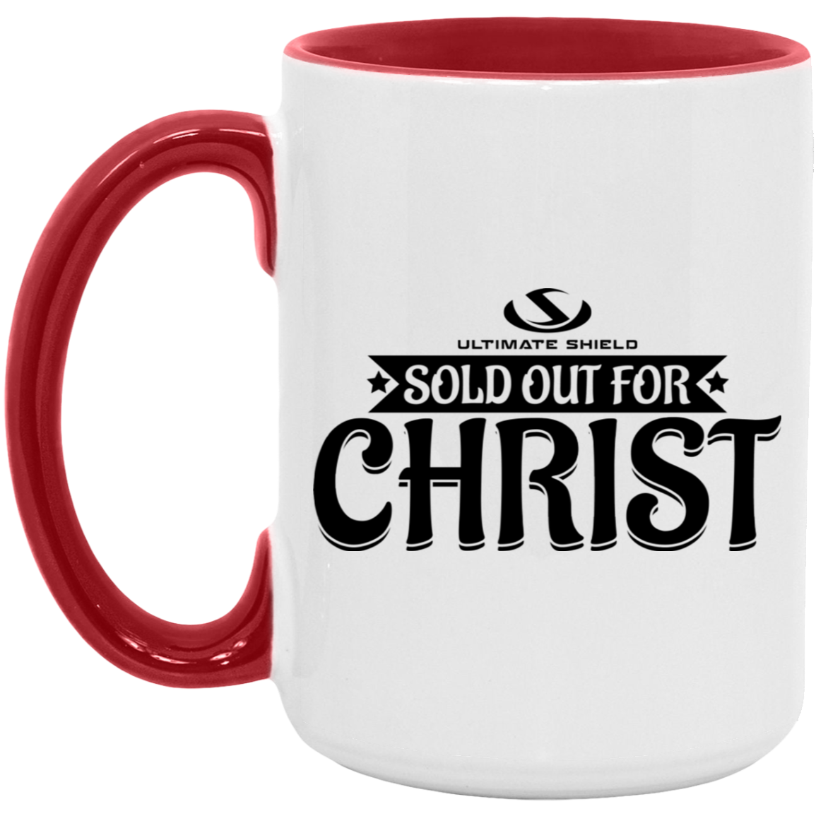 SOLD OUT FOR CHRIST 15oz. Accent Mug - The Shield of Light