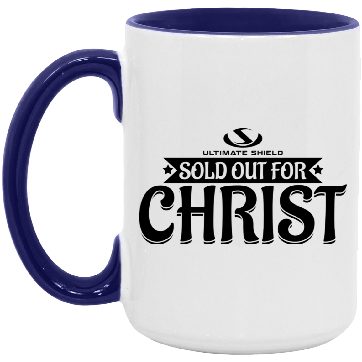 SOLD OUT FOR CHRIST 15oz. Accent Mug - The Shield of Light