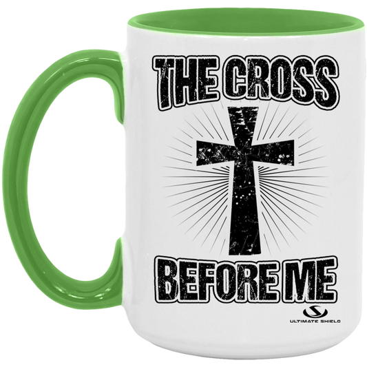 THE CROSS BEFORE ME 15oz. Accent Mug - The Shield of Light